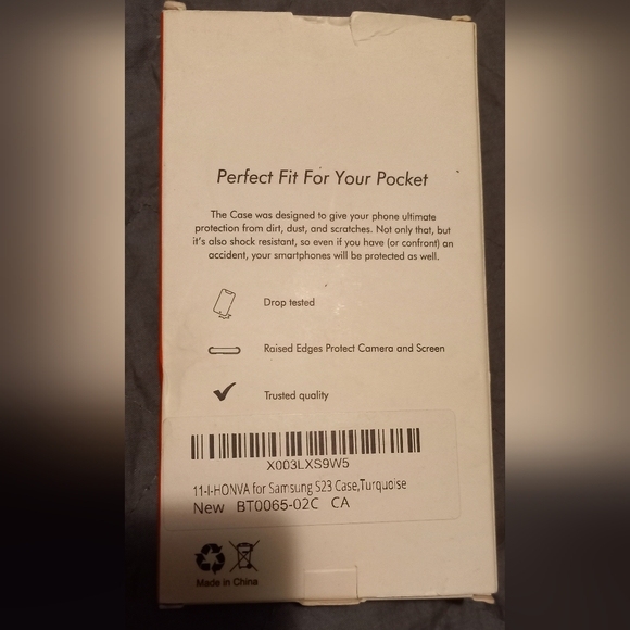 Samsung S23 Turquoise Phone Case - Picture 2 of 3